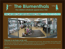 Tablet Screenshot of bobblumenthal.com